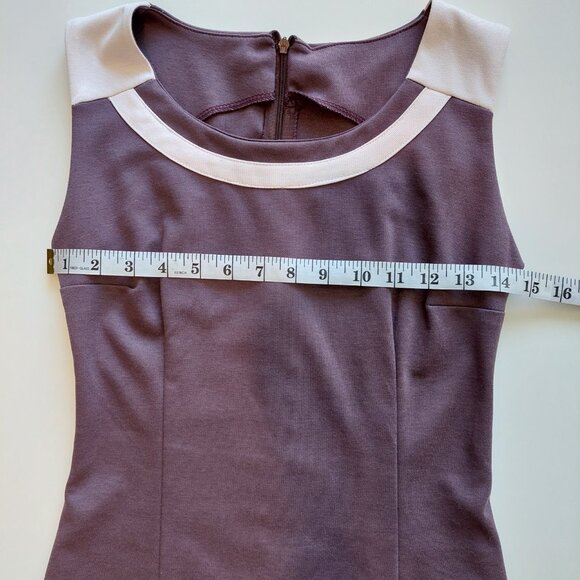 Burgundy Fitted Dress & Bolero Set - Picture 6 of 12